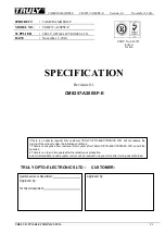 Truly CM8257-A200SF-E Manual preview