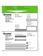 Preview for 28 page of Truma B 10 Operating Instructions Manual