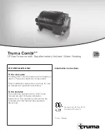 Truma Combi comfort Installation Instructions Manual preview