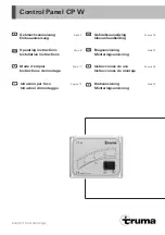 Preview for 1 page of Truma CP W Operating Instructions & Installation Instructions