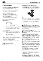 Preview for 4 page of Truma GO2 RH 2 Operating Instructions Manual