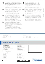 Preview for 76 page of Truma Mover SE R Operating Instructions & Installation Instructions