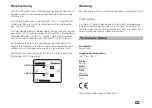 Предварительный просмотр 3 страницы Truma Panel BC (616) Operating Instructions & Installation Instructions