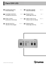 Preview for 1 page of Truma Panel EM LED Operating Instructions Manual