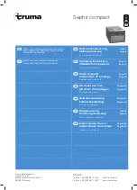 Предварительный просмотр 1 страницы Truma Saphir compact Operating & Installation Instructions Manual