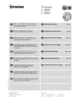 Truma Trumatic C 4002 Installation Instruction preview