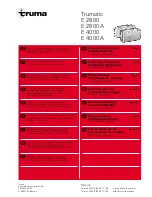 Предварительный просмотр 1 страницы Truma Trumatic E 4000 Operating And Installation Instructions