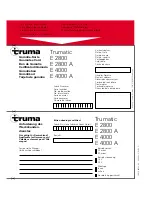 Предварительный просмотр 62 страницы Truma Trumatic E 4000 Operating And Installation Instructions