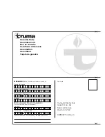 Предварительный просмотр 27 страницы Truma Trumatic S 3002 K Operating Instructions Manual