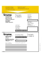 Предварительный просмотр 28 страницы Truma Trumatic S 3002 K Operating Instructions Manual