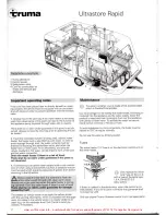 Предварительный просмотр 2 страницы Truma Ultrastore Rapid Operating And Installation Instructions