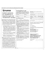 Предварительный просмотр 7 страницы Trumatic SL3002 Guarantee And Information