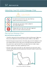 Предварительный просмотр 14 страницы truMedic InstaShiatsu+ MC-2100 Instruction Manual
