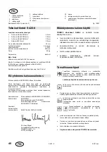 Preview for 48 page of Trumpf S 420-0 Manual