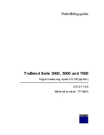 Trumpf TruBend 3000 Series Retrofitting Manual предпросмотр