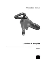 Trumpf TruTool N 350 Operator'S Manual preview