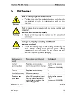 Preview for 15 page of Trumpf TruTool PN 130 Operator'S Manual