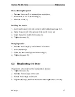 Preview for 17 page of Trumpf TruTool PN 130 Operator'S Manual