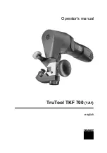 Trumpf TruTool TKF 700 Operator'S Manual preview