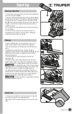 Preview for 9 page of Truper 100502 Manual