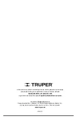 Preview for 16 page of Truper 10068 Manual