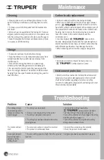 Preview for 10 page of Truper 101263 Manual