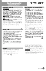 Preview for 5 page of Truper 101508 Manual