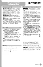 Preview for 5 page of Truper 101520 Manual