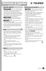 Preview for 17 page of Truper 101520 Manual