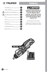 Preview for 2 page of Truper 101843 Manual