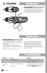 Предварительный просмотр 8 страницы Truper 101843 Manual