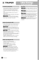 Preview for 4 page of Truper 102272 Manual