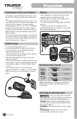 Предварительный просмотр 8 страницы Truper 102490 Manual