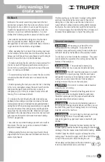 Preview for 5 page of Truper 11004 Manual