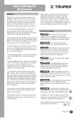 Preview for 17 page of Truper 11779 Manual