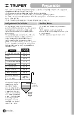 Предварительный просмотр 6 страницы Truper 12128 Manual