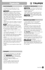 Preview for 11 page of Truper 12910 Manual