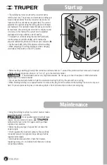 Preview for 20 page of Truper 13106 Instruction Manual