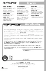 Preview for 36 page of Truper 14359 Manual