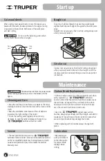 Preview for 20 page of Truper 15420 Manual