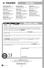 Preview for 24 page of Truper 16610 Manual