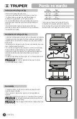 Предварительный просмотр 6 страницы Truper 16682 Manual