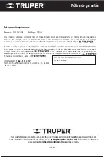 Preview for 10 page of Truper 19366 Manual