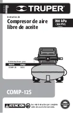 Preview for 1 page of Truper COMP-12S Manual