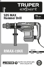 Truper EXPERT SDS MAX RMAX-15NX Manual preview