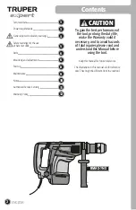 Предварительный просмотр 2 страницы Truper EXPERT SDS MAX RMAX-7NX Manual