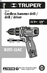 Предварительный просмотр 13 страницы Truper ROTI-12AC Manual