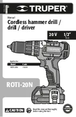 Preview for 13 page of Truper ROTI-20N Manual