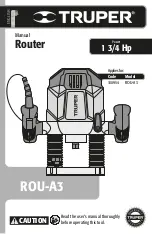 Truper ROU-A3 Manual preview