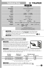 Предварительный просмотр 15 страницы Truper TALI-12AC Manual